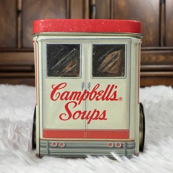 Set of 2 Vintage Coca-Cola Campbell's Soup Multi-Compartment Delivery Truck Tins - Picture 13 of 16